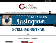 Tablet Screenshot of celugadgets.com.ar